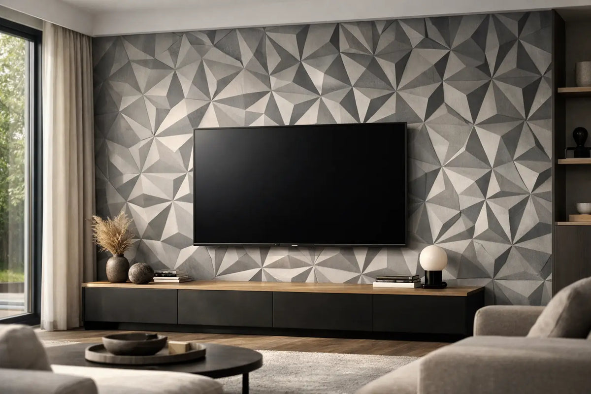Top revêtements pour mur TV : 7 choix design