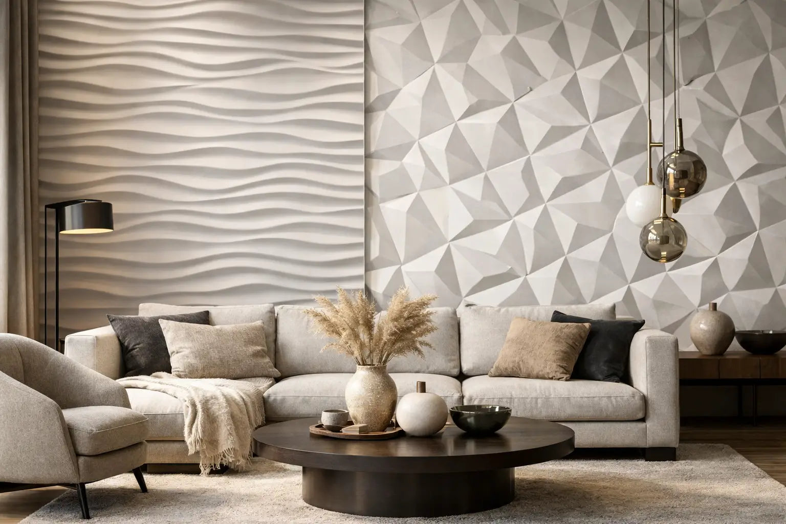 Comment moderniser un salon avec relief