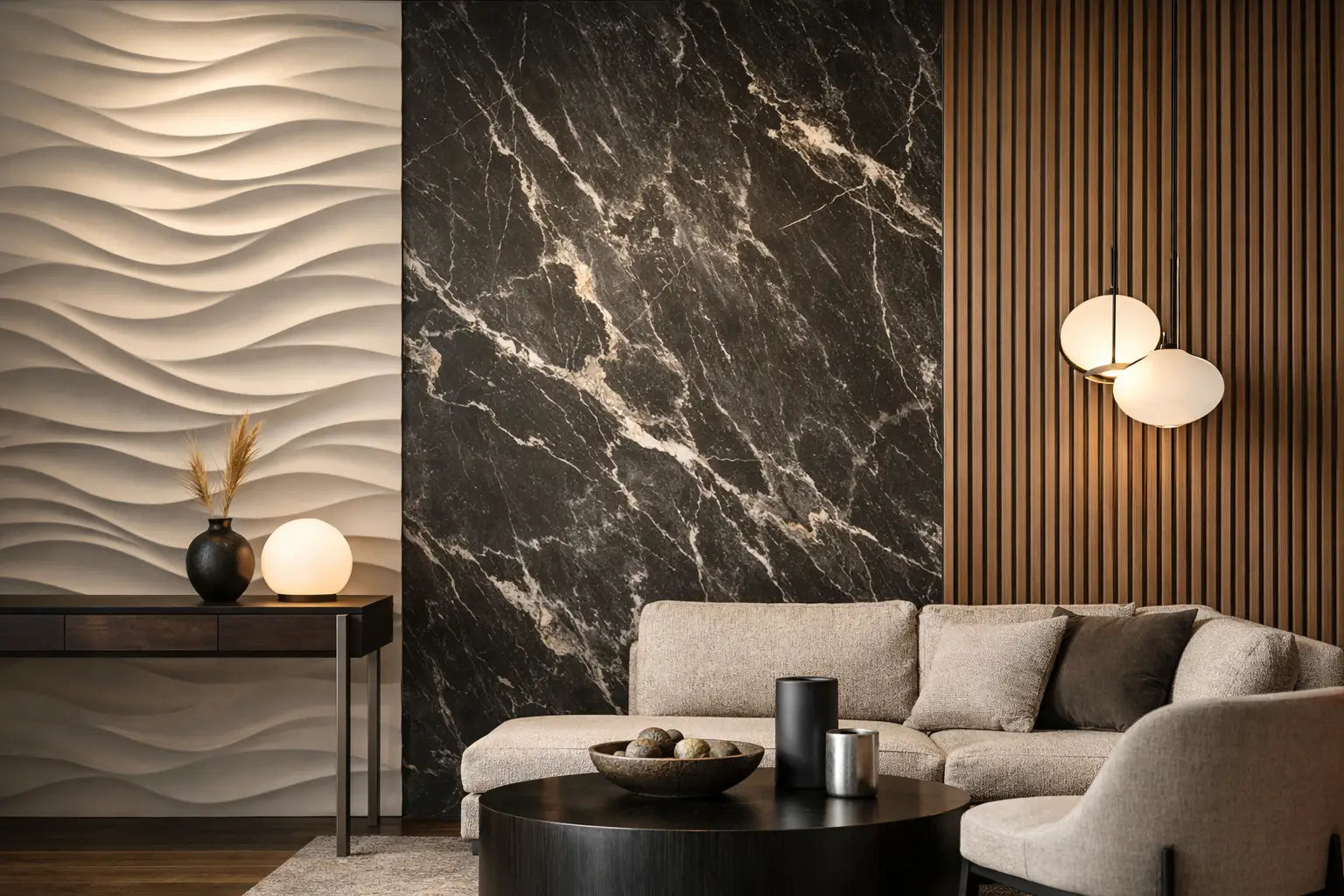 Revêtement mural design intérieur premium
