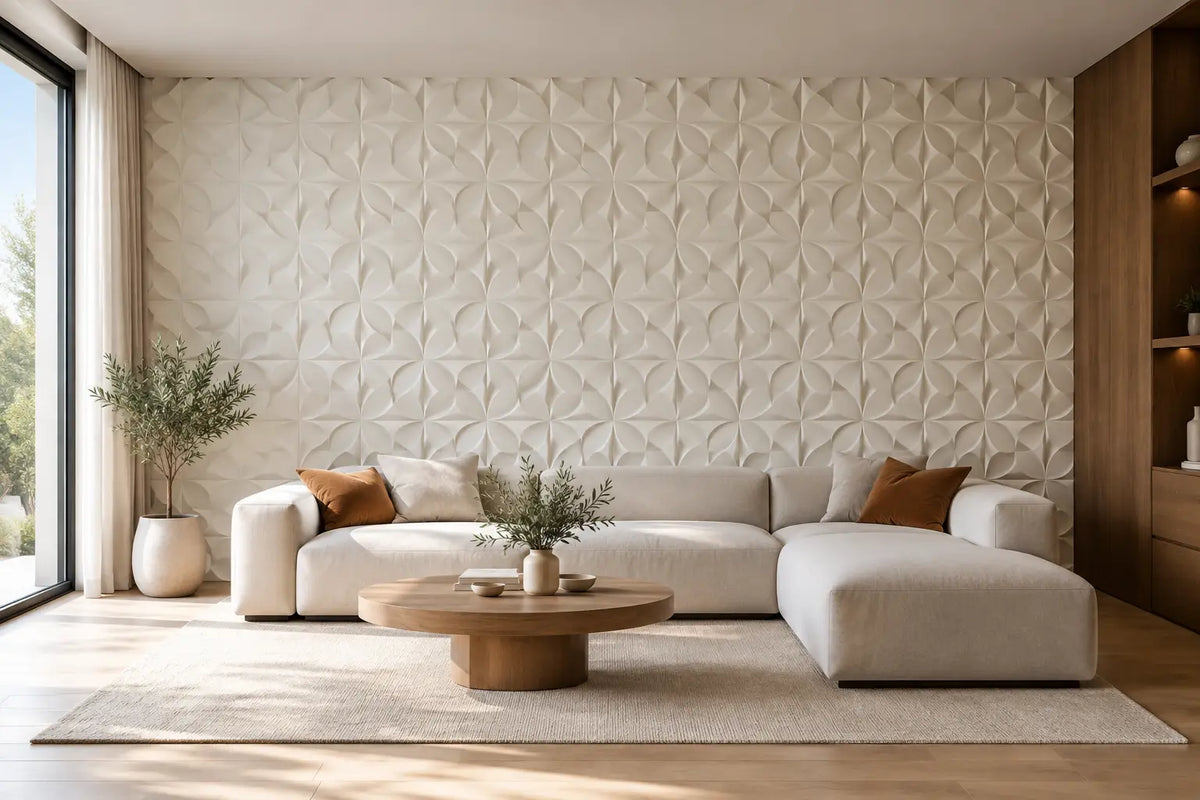 La tendance des murs en relief intérieur 2026
