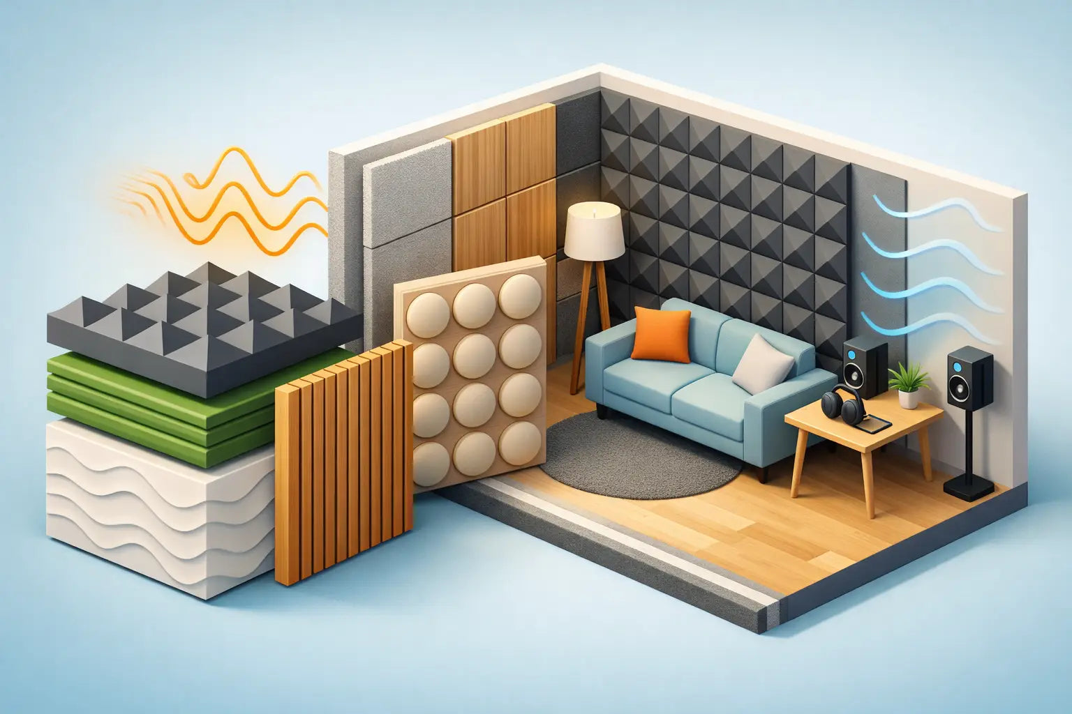 Panneaux 3D isolation phonique : que choisir ?
