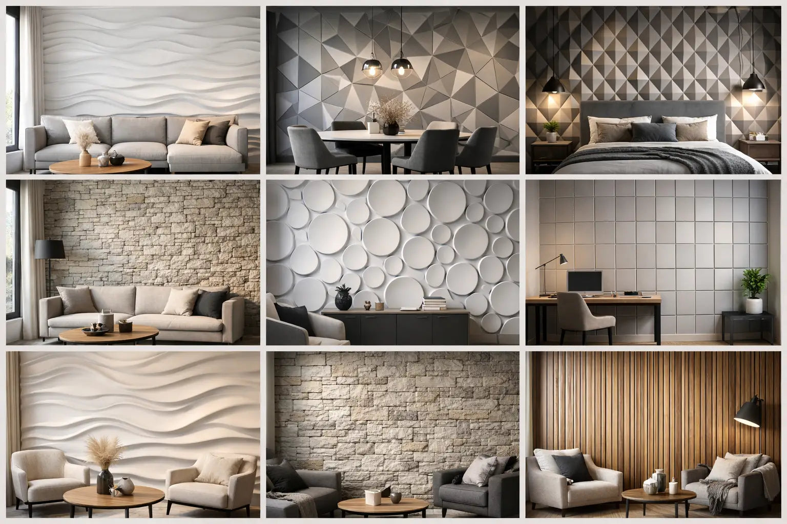 8 finitions murales pour appartements modernes