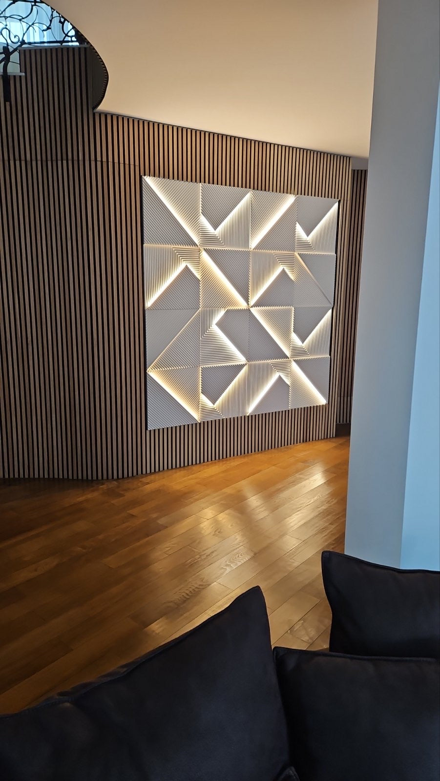 Modern 3D wall panel - Cyber Space 0042