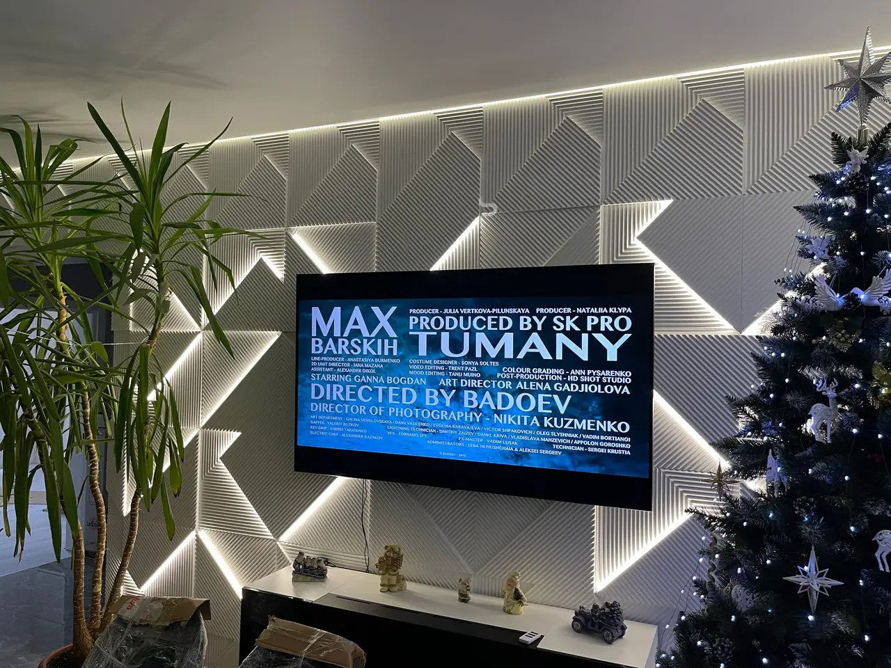 Modern 3D wall panel - Cyber Space 0042