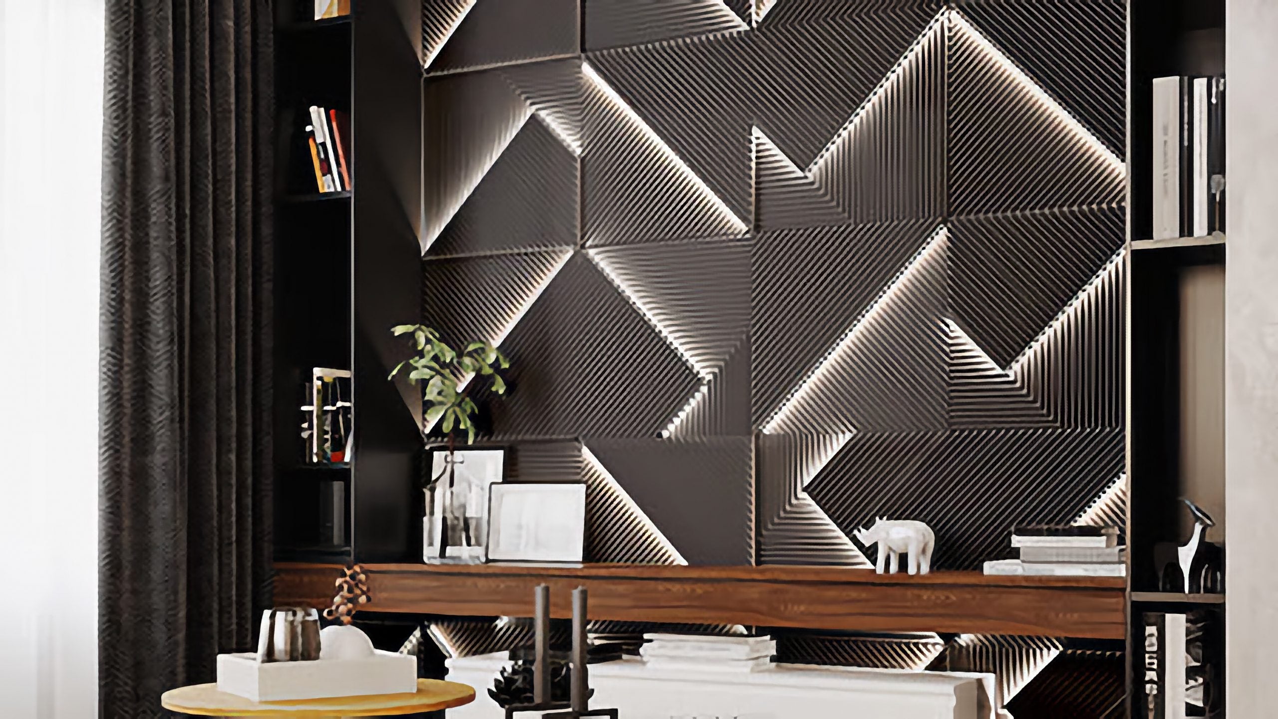 Modern 3D wall panel - Cyber Space 0042