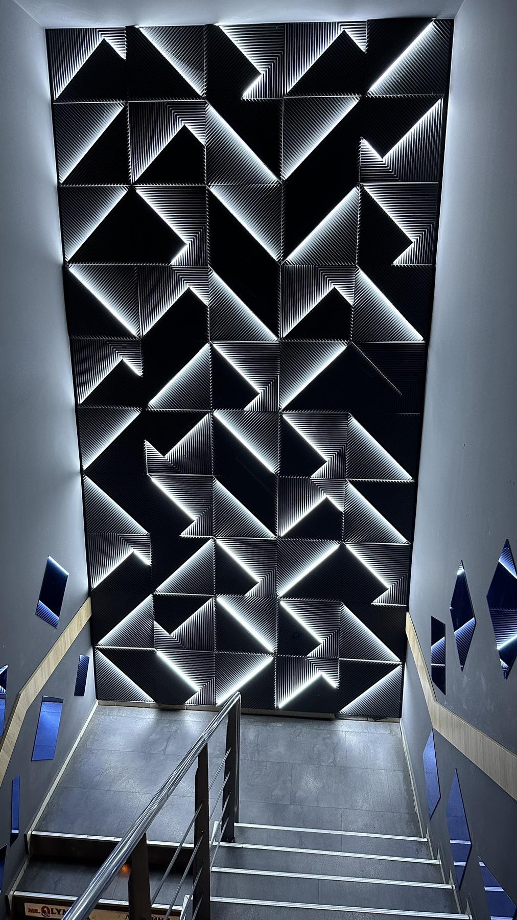 Modern 3D wall panel - Cyber Space 0042