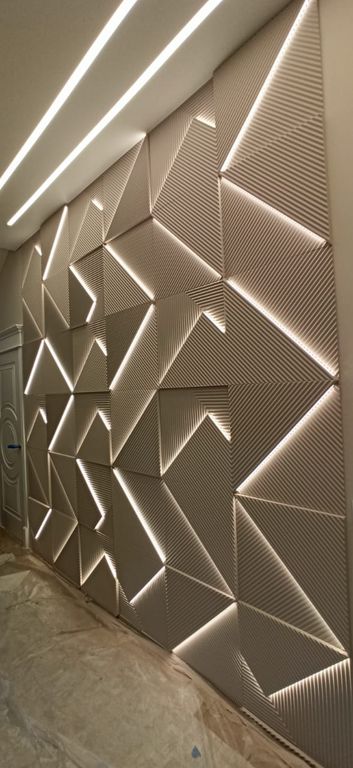 Modern 3D wall panel - Cyber Space 0042