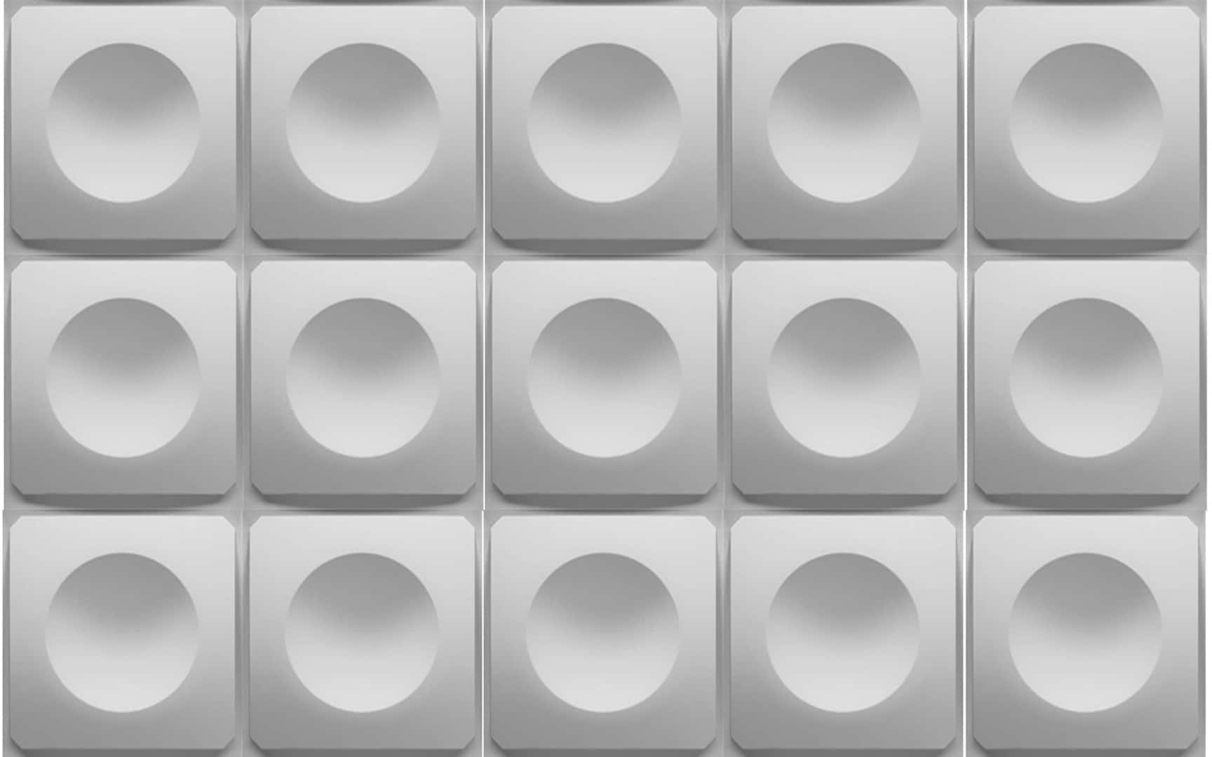 Panneau mural 3D moderne Cercles - 0040