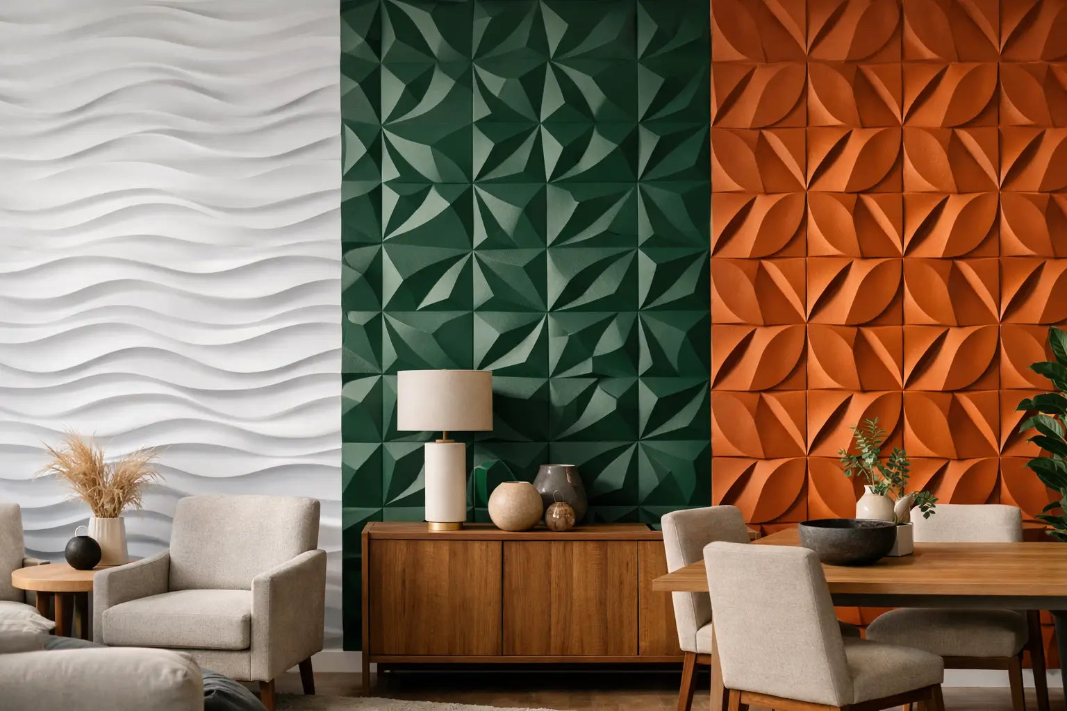 Quelle couleur pour mur relief dans votre intérieur ?