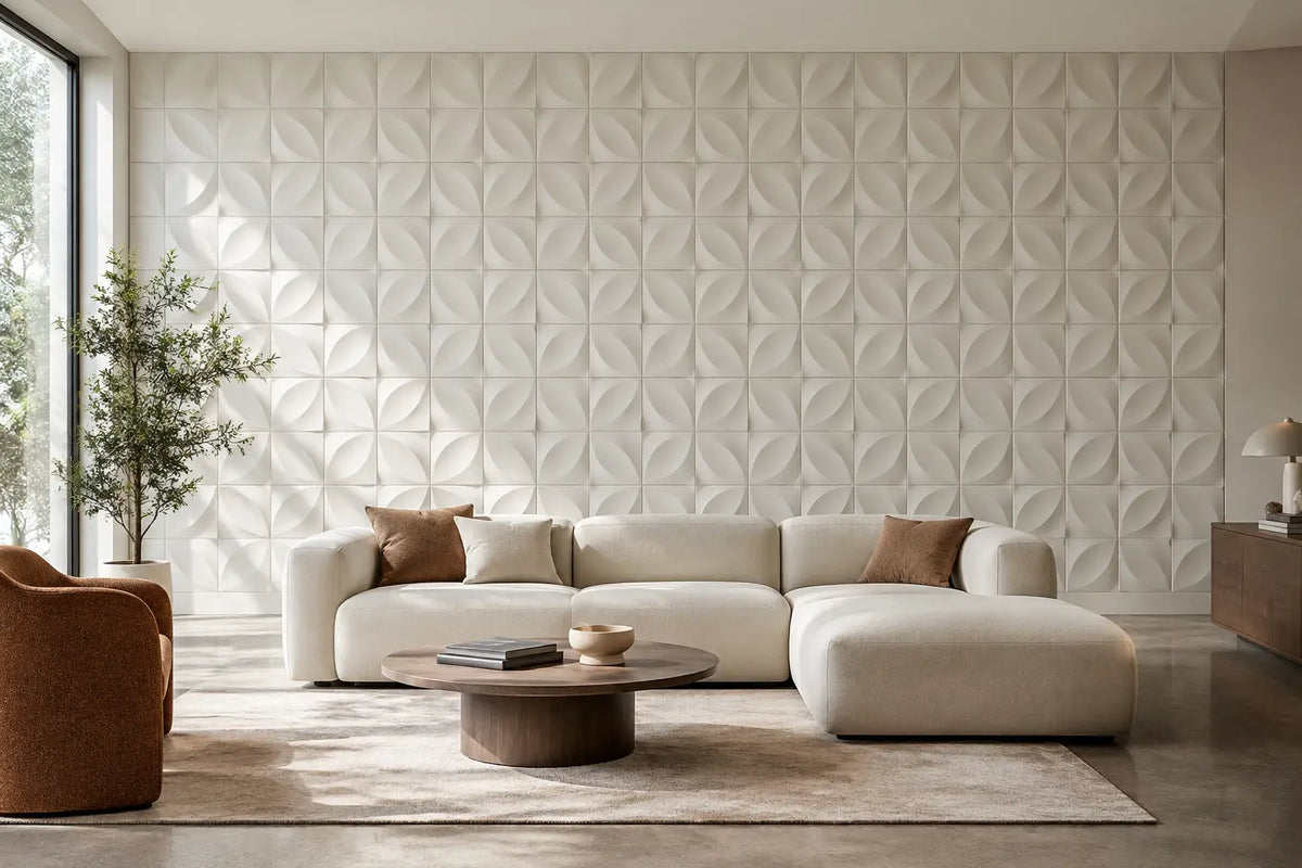 Panneaux muraux pour un intérieur sculptural