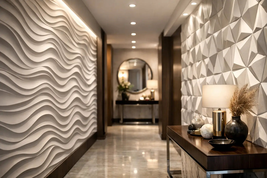 Réussir un mur décoratif de couloir