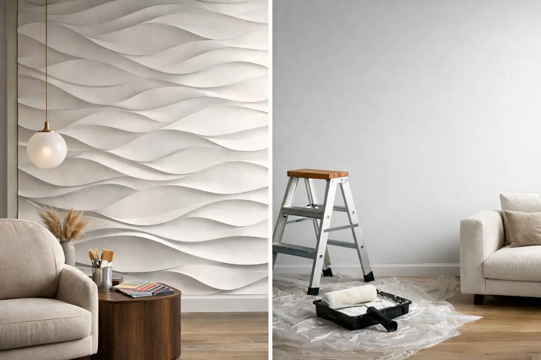 Mur texturé ou peinture lisse, que choisir ?