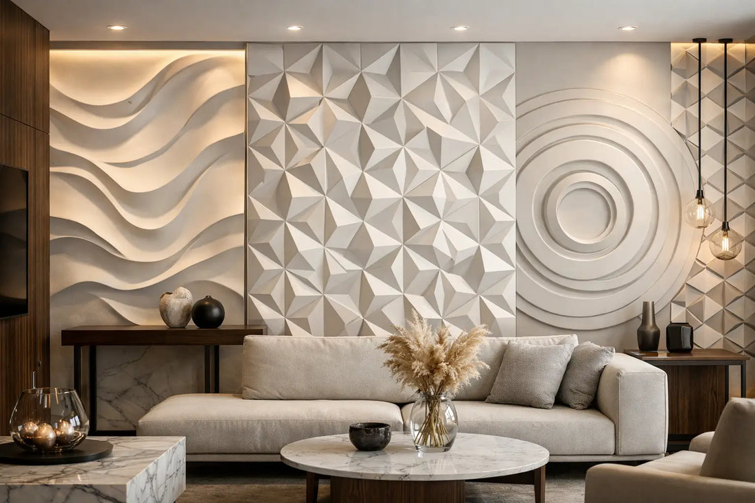 Panneaux géométriques pour intérieur moderne