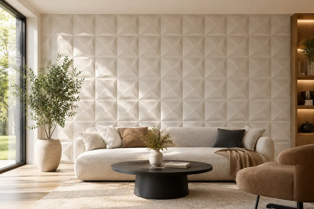 Design intérieur avec murs 3D élégants