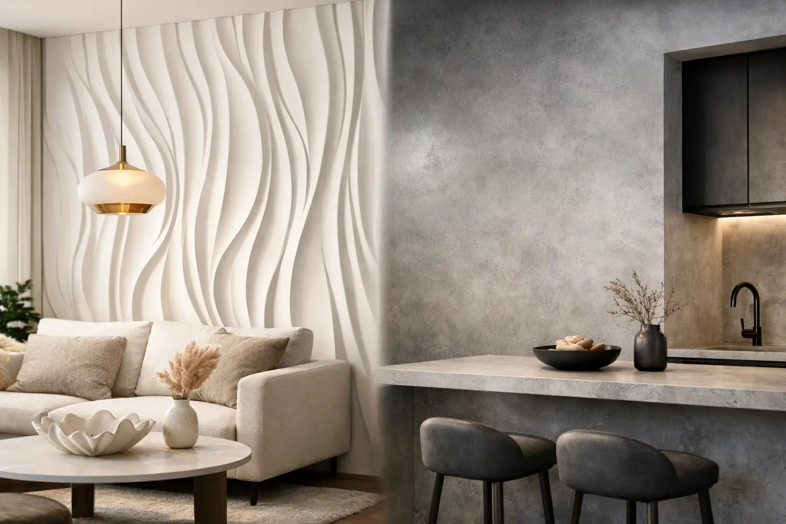 Gypse décoratif vs béton ciré: lequel choisir ?