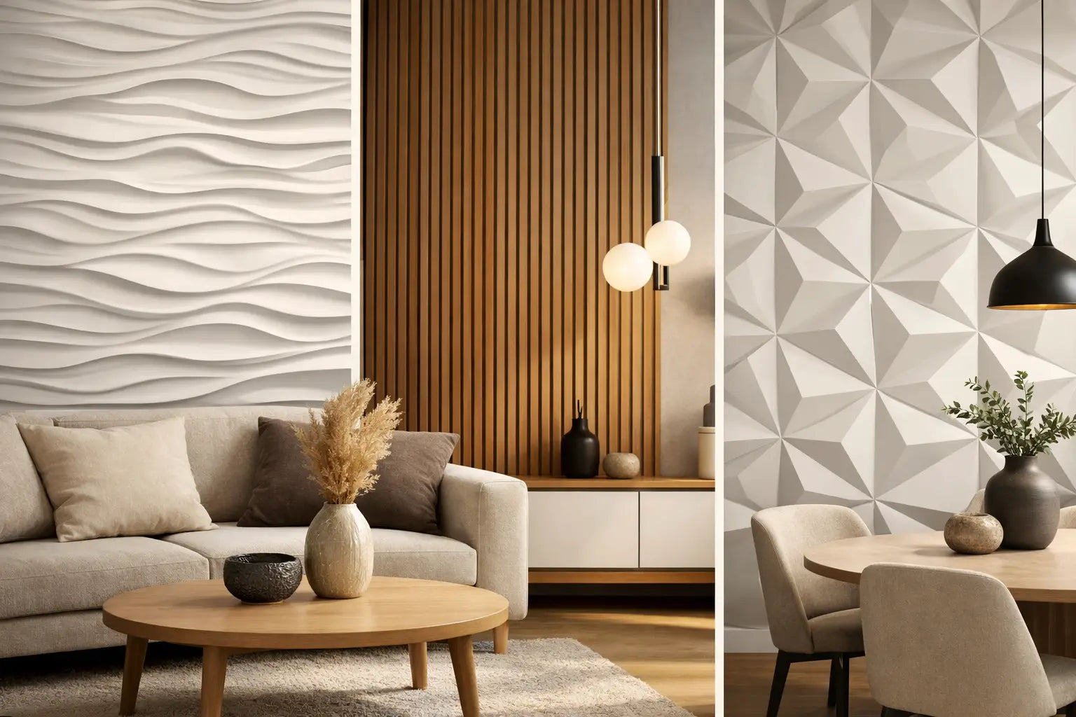 Panneaux décoratifs muraux pour appartement