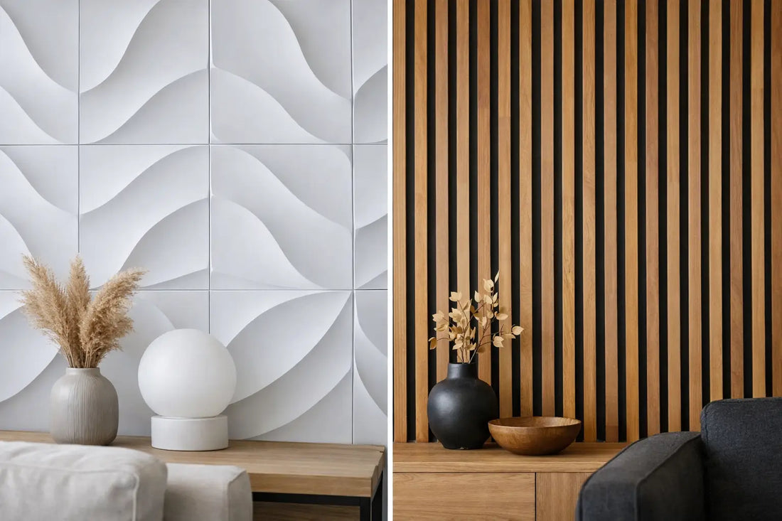 Gypses décoratifs vs tasseaux bois