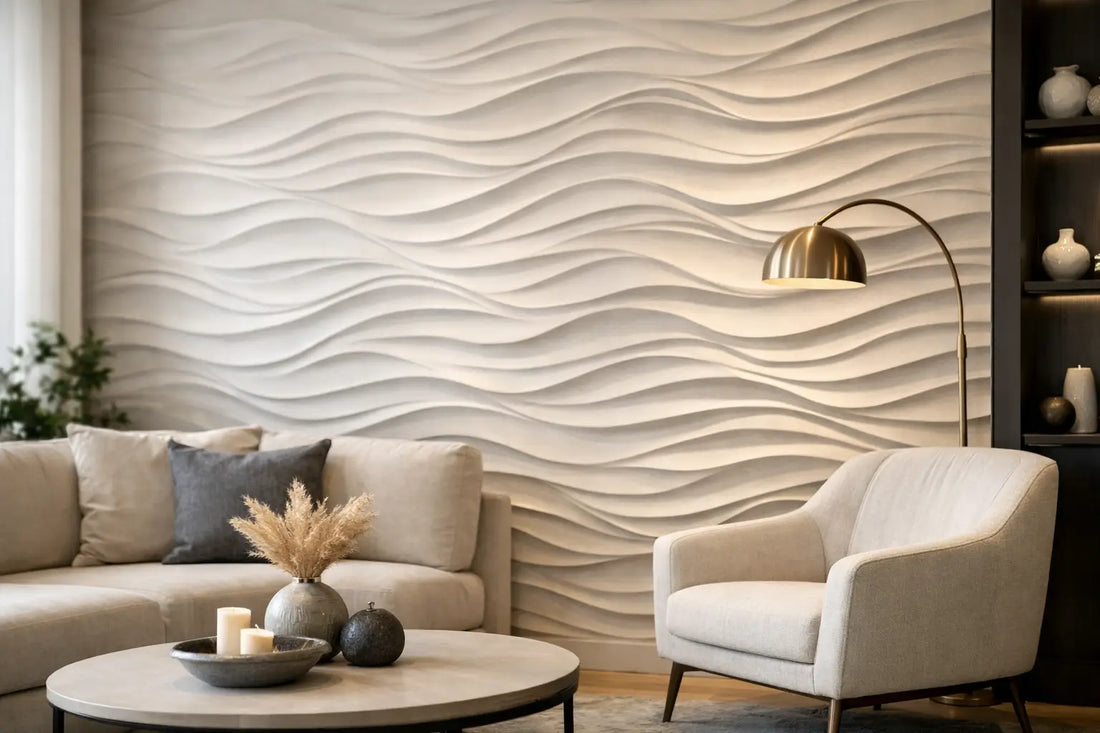 Mur relief salon : le choix qui change tout