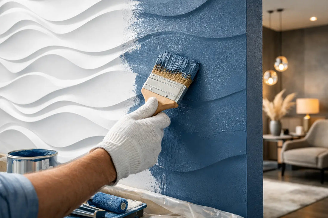 Can you repaint wall panels ? Oui, mais pas au hasard