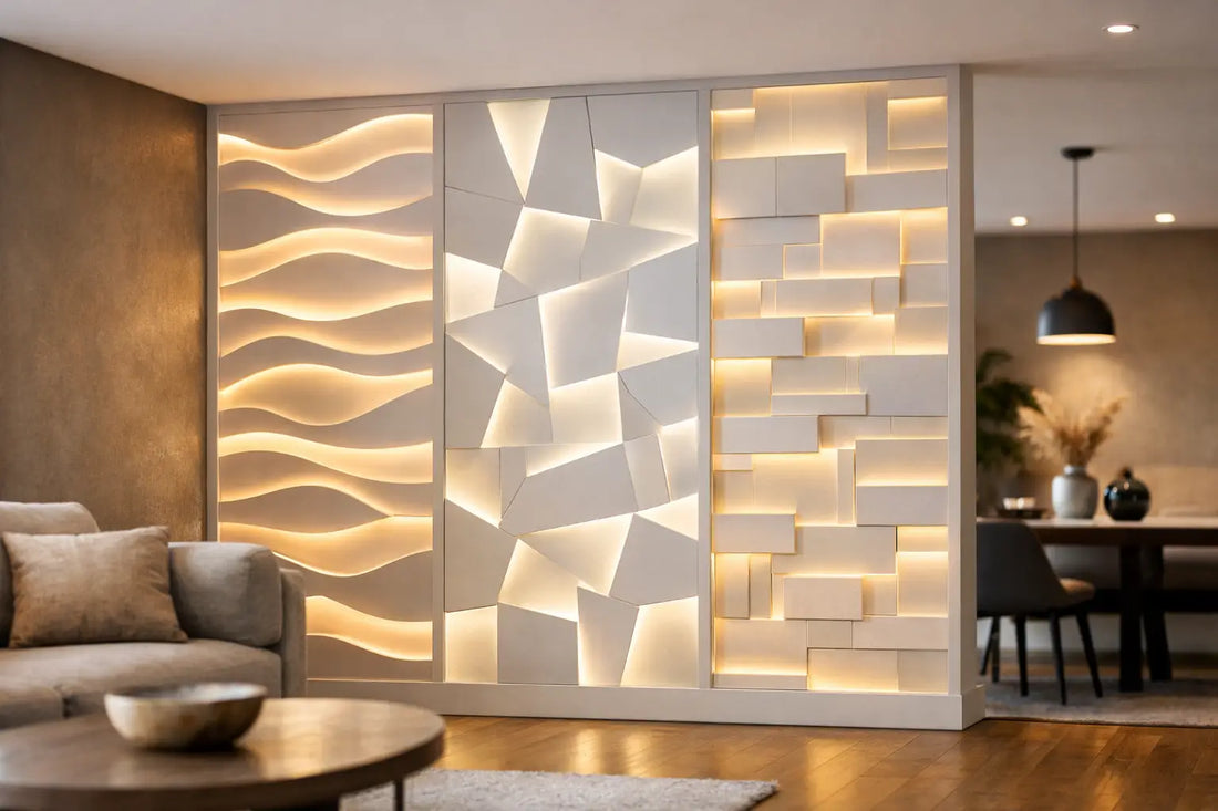 Réussir une cloison décorative lumineuse