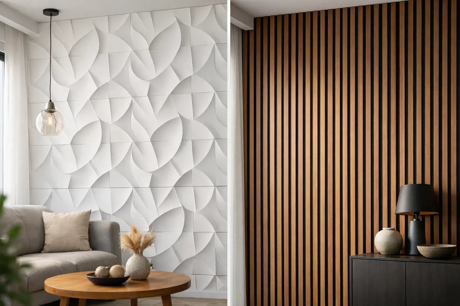 Gypse décoratif vs tasseaux acoustiques, lequel choisir ?