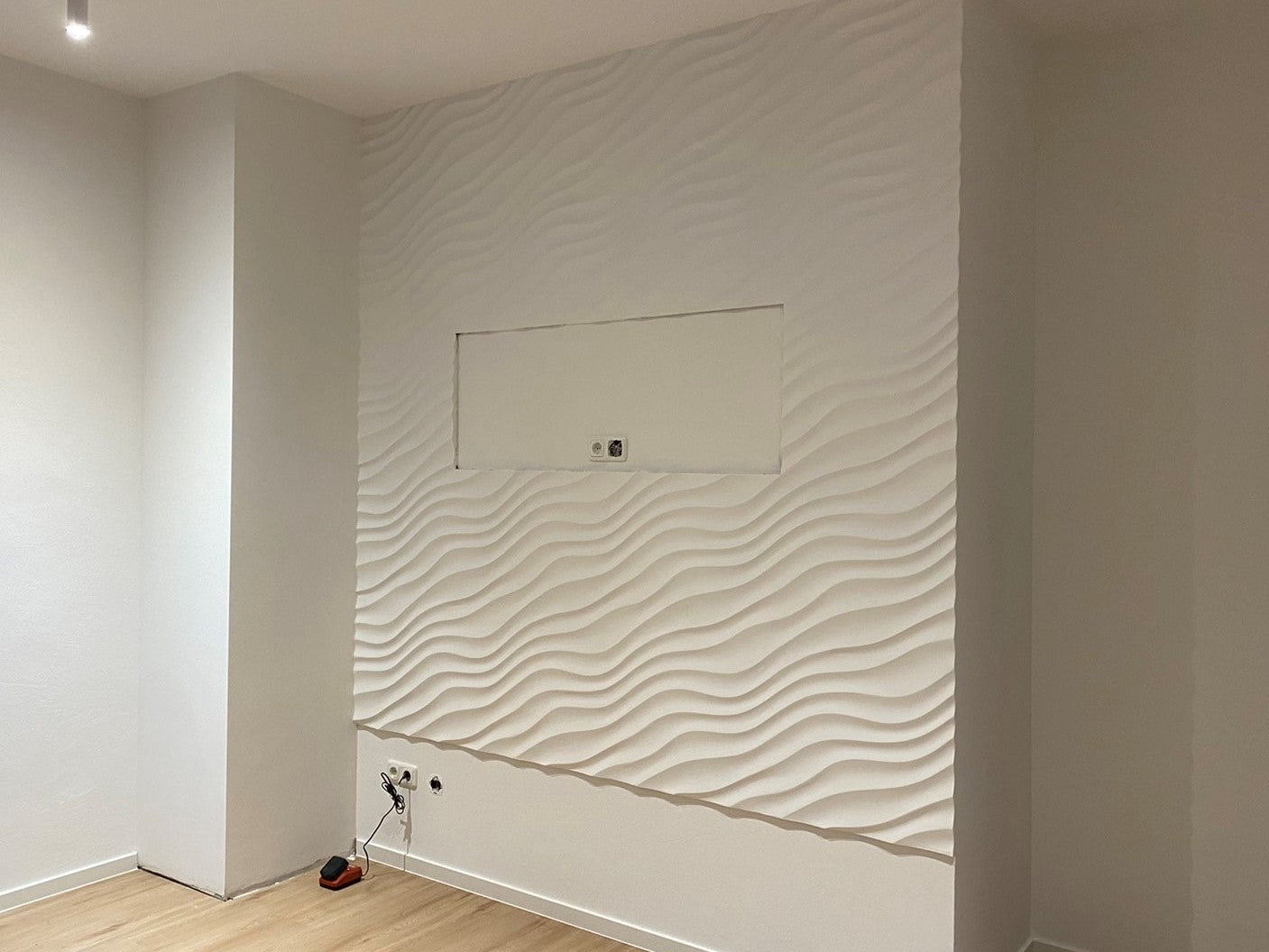 3D Wellen Wanddesign Panel - Kleine Wellen 0078