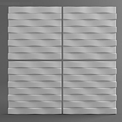 Modernes 3D Wandpaneel - Illusion Grid 0115